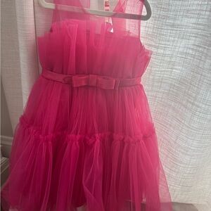 Pink Tulle Kids Dress